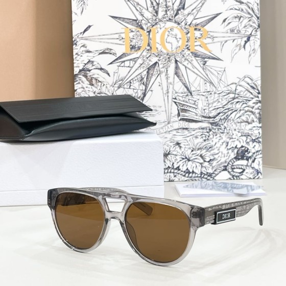 Dior Grey Transparent Aviator Sunglasses